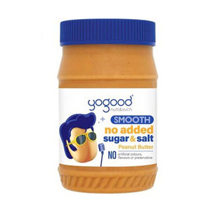 Yogood No Added Sugar and Salt Smooth Peanut Butter 453g