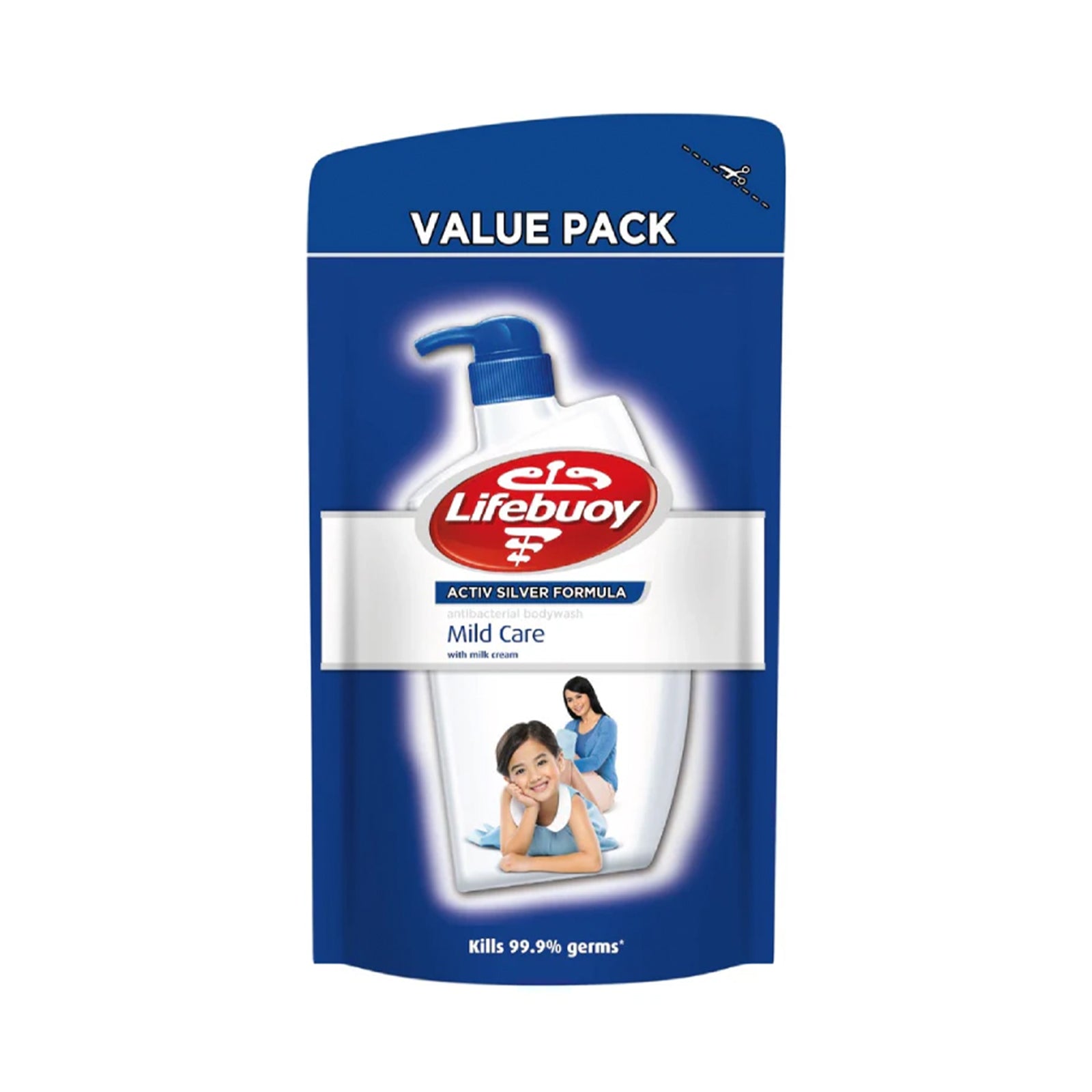 Lifebouy Mild Care Shower Gel Refill 850ml