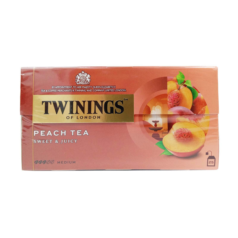 Twinings Peach Flavoured Tea 2g x 25