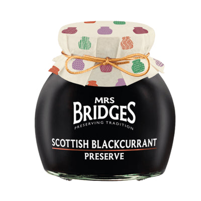 Mrs Bridges Scottish Blackcurrant Preserve Jam 340g