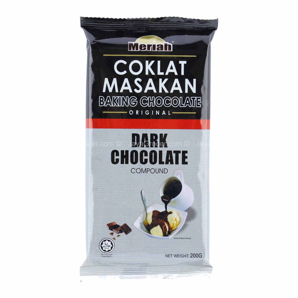 Meriah Dark Baking Chocolate 200g (highest price)