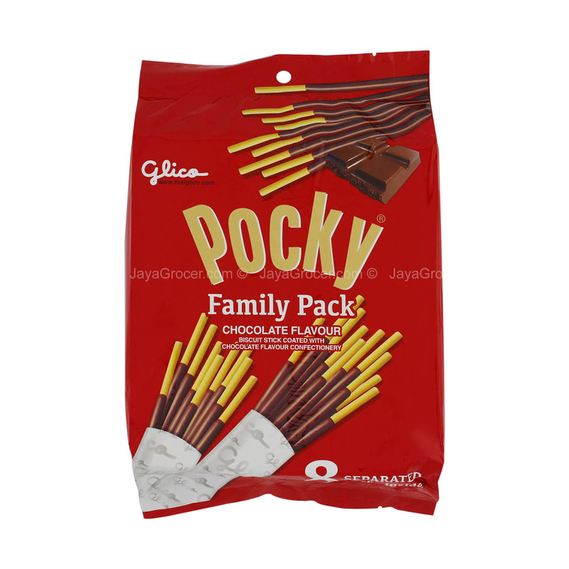 Glico Pocky  Biscuit Stick Family Pack Chocolate Flavour 21g x 8