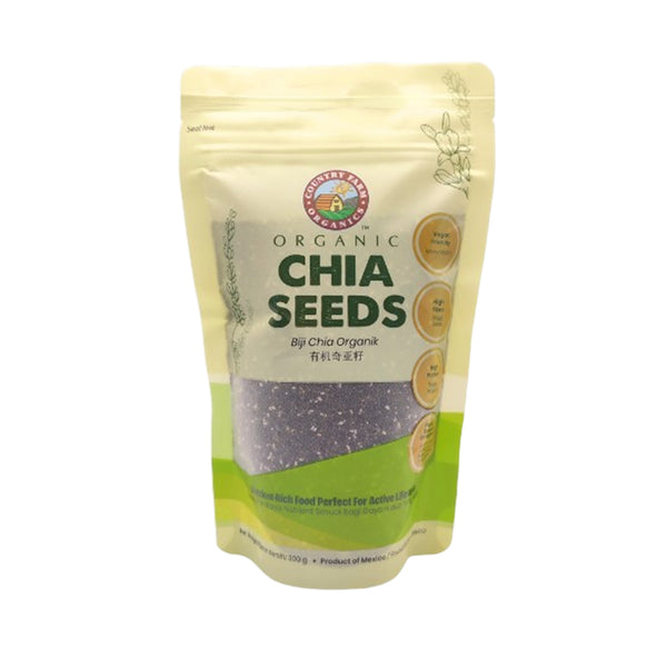 Country Farm Organics Certified Organic Chia Seeds 300g (highest price)