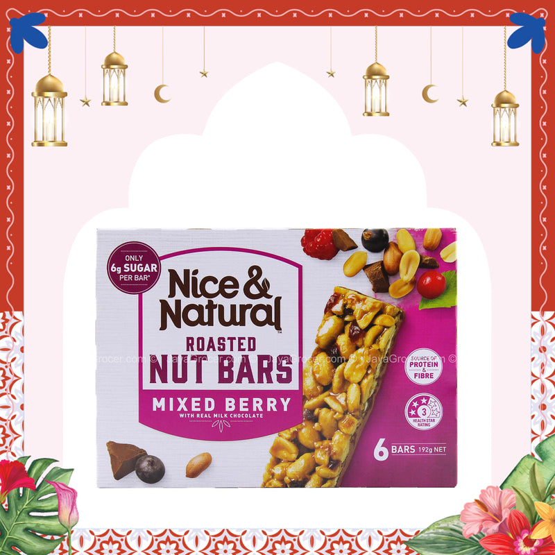 Nice and Natural Mixed Berry Roasted Nut Bar 192g