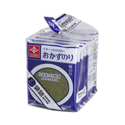 Nagai Nori New Okazu (Dried Seaweed) 8pcs/pack