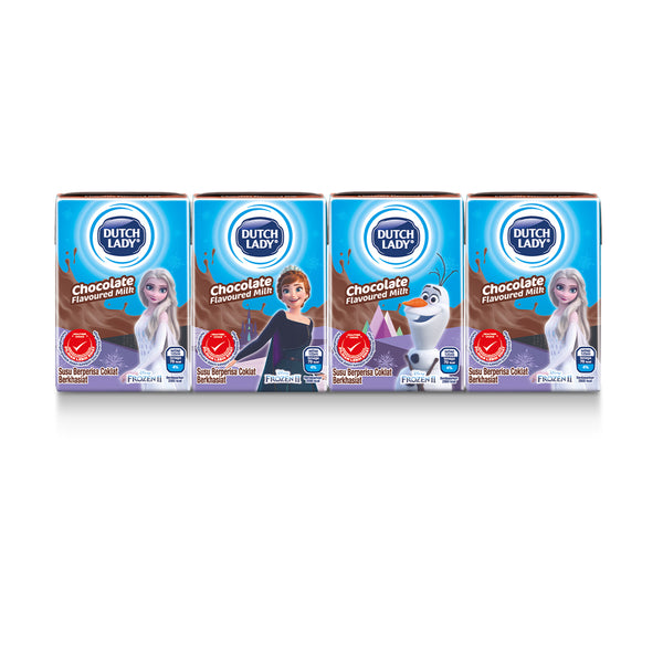 Dutch Lady Milky Frozen UHT Milk Chocolate Flavour 125ml x 4 (highest price)