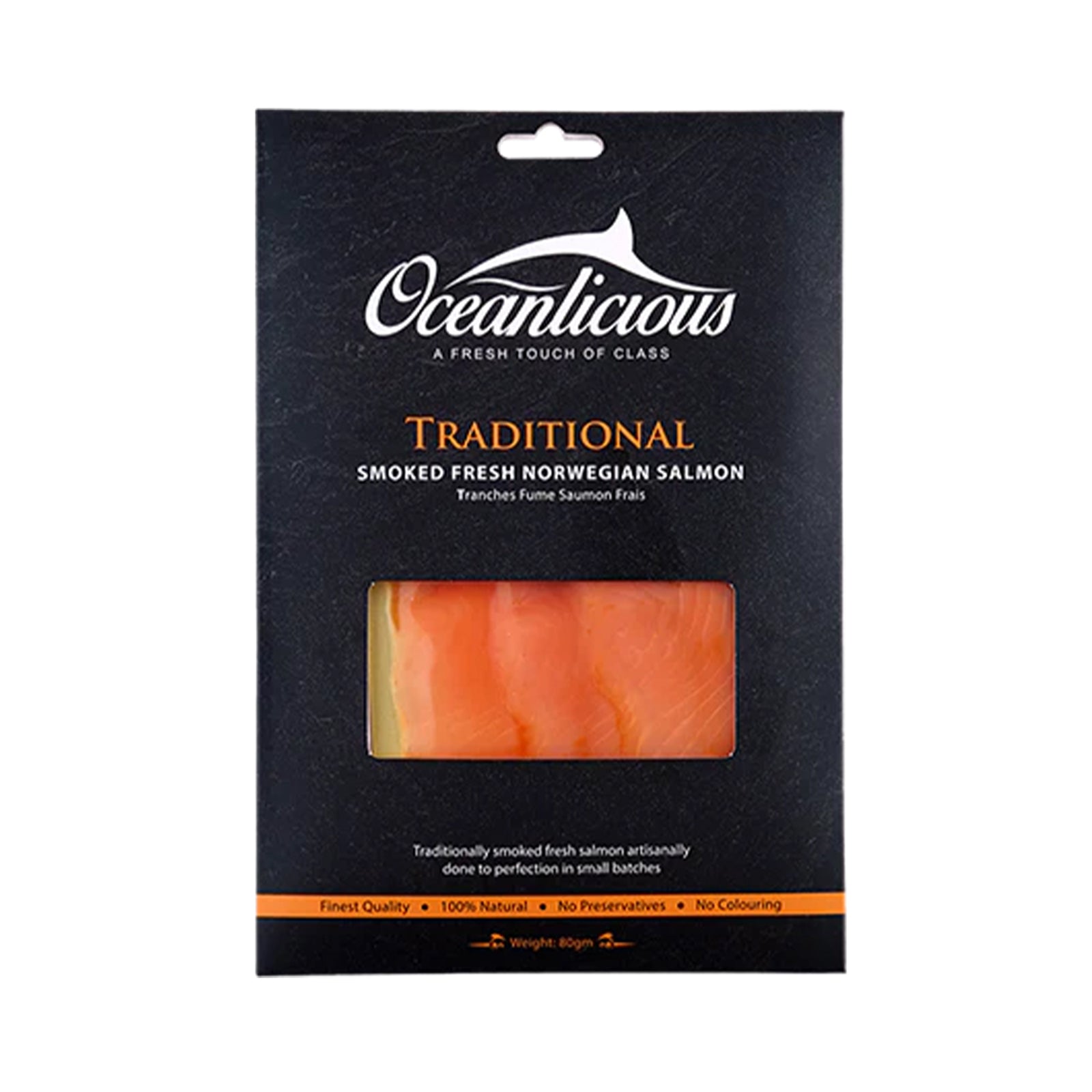 OCEANLICIOUS S/SALMON TRADITIONAL 80G