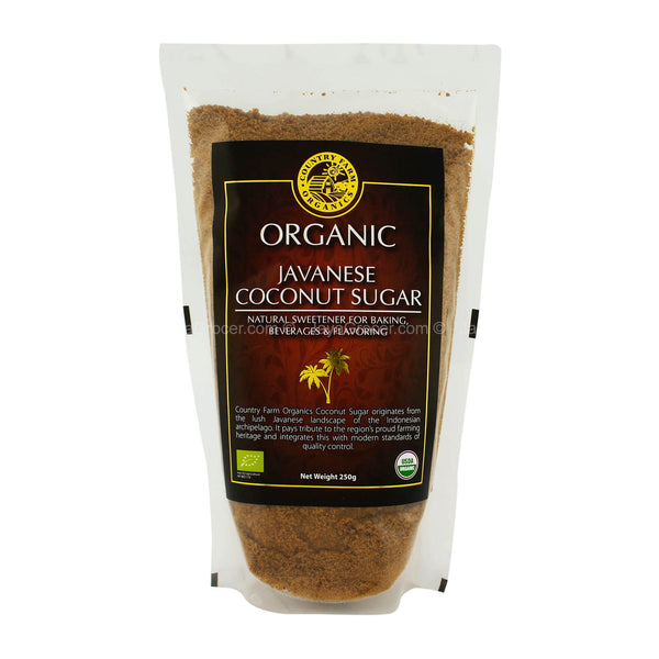 Country Farm Organic Javanese Coconut Sugar 250g (highest price)