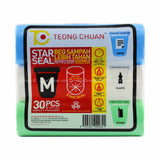 Teong Chuan Star Seal Medium Garbage Bag 68 x 91 30pcs/pack