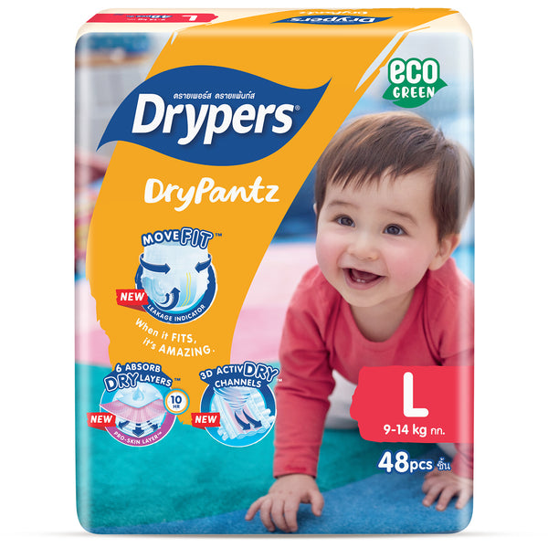 Drypers Drypantz Large Baby Diaper 48pcs/pack