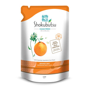 Shokubutsu Clean Fresh Orange Zest Shower Foam 800g