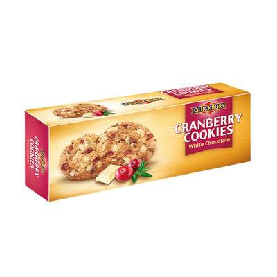 Quickbury White Chocolate Cranberry Cookies 150g