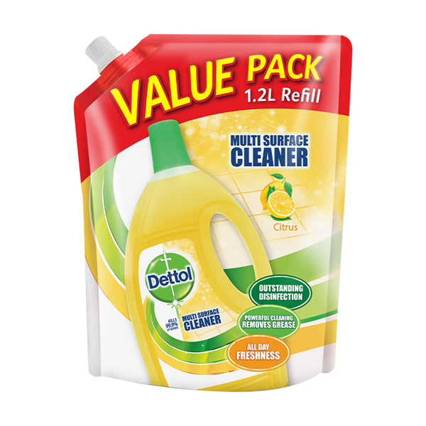 Dettol Multi Action Cleaner Refill Pouch Citrus 1.2L (highest price)