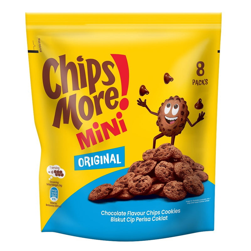 Mini Chipsmore Original Chocolate Chip Cookies 24g x 8