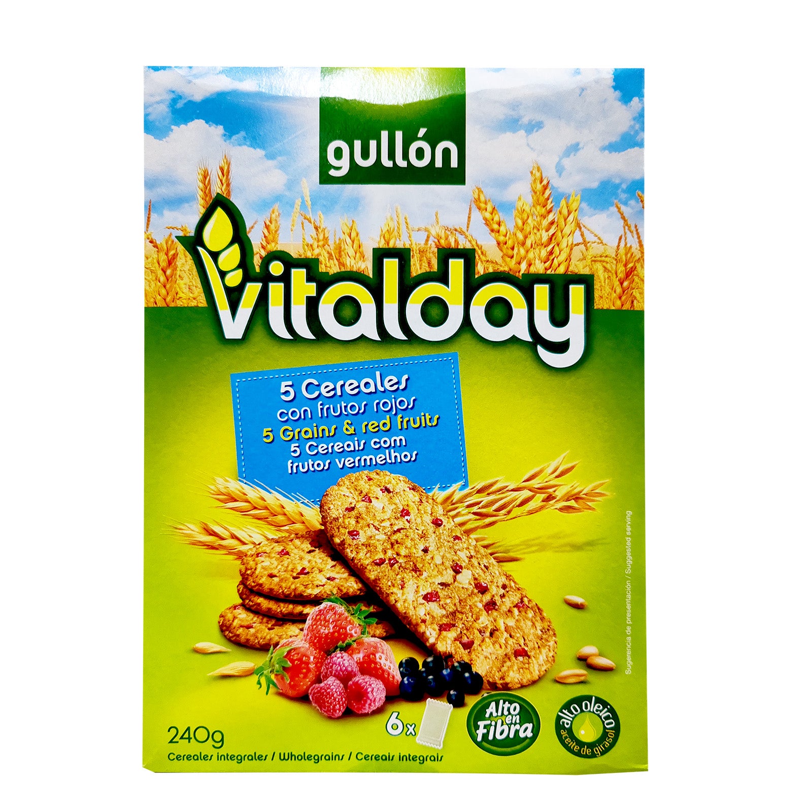 Gullon Vitalday Berries & Cereals 240g