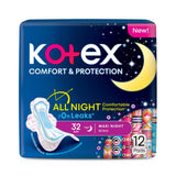 Kotex Soft and Smooth Proactive Guard Overnight Extra Long 32cm x 12sheets