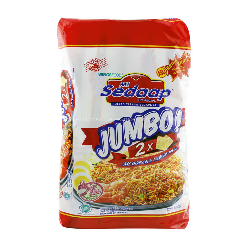 Mi Sedaap Jumbo Fried Instant Noodle Original Flavour 139g x 4