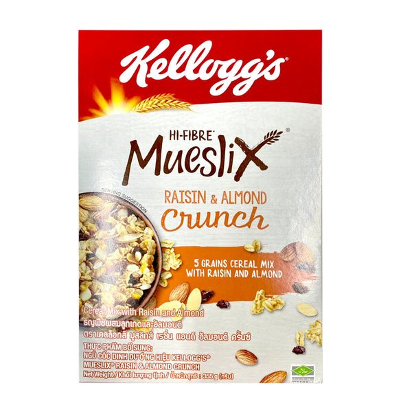 Kellogg’s Raisin & Almond Crunch Mueslix 355g