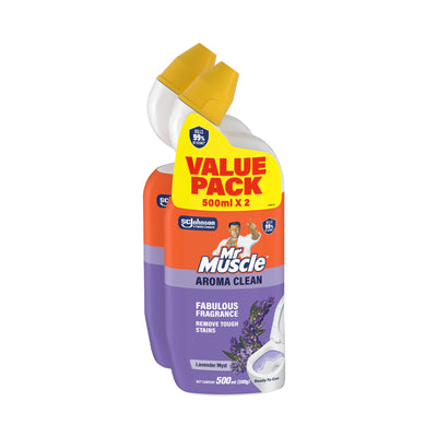 Mr Muscle Advanced Toilet Cleaner Lavender 500ml x 2