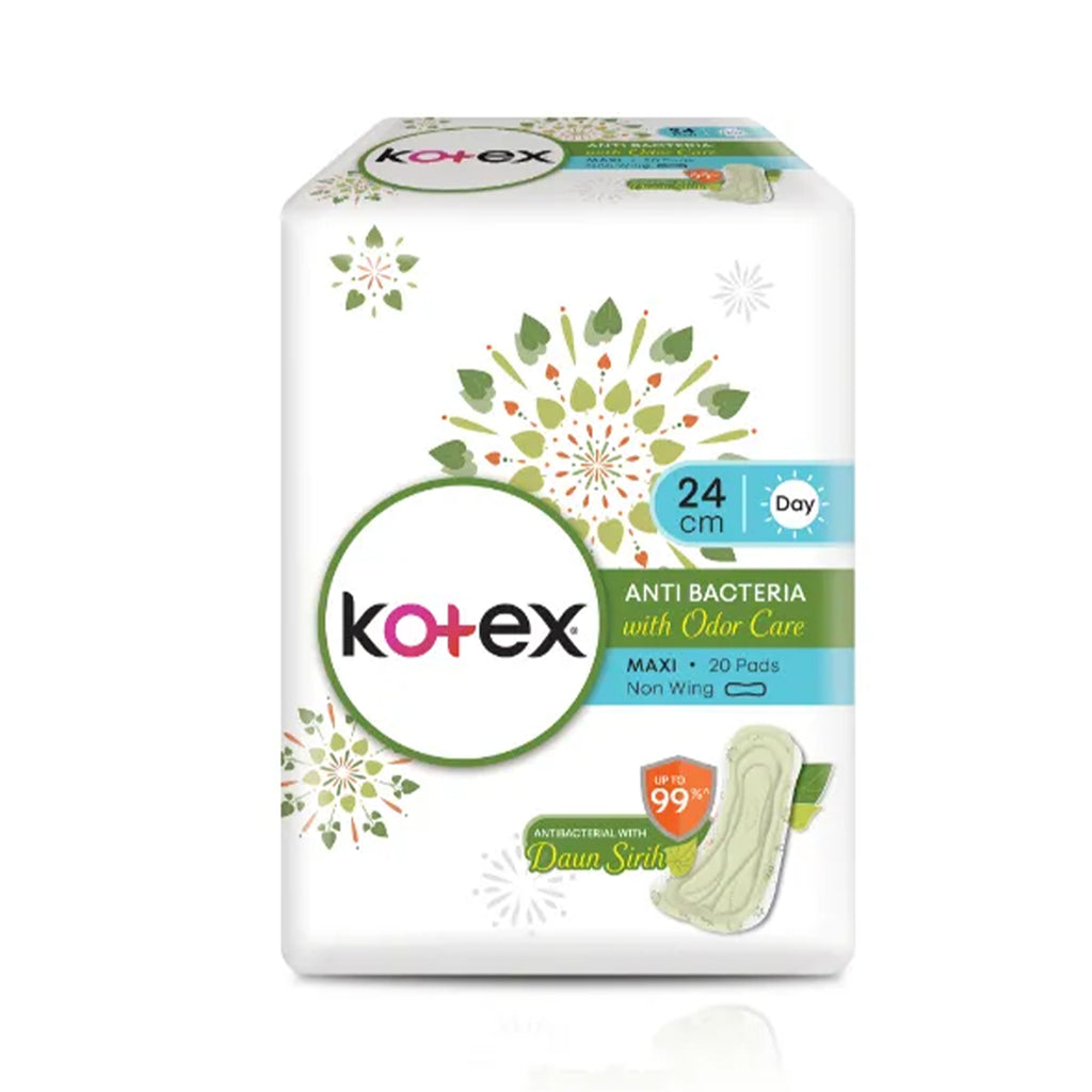 Kotex Natural Care Non Wing Anti Bacteria Pad 20sheets