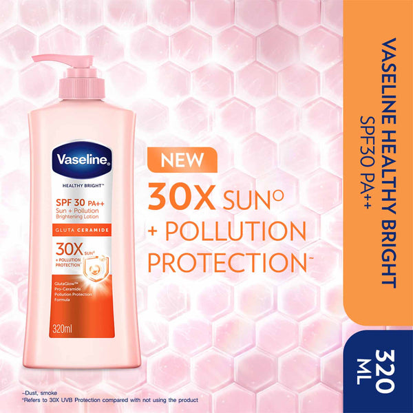 Vaseline Lotion SPF 30 Sun Healthy Pollution 320ml (highest price)