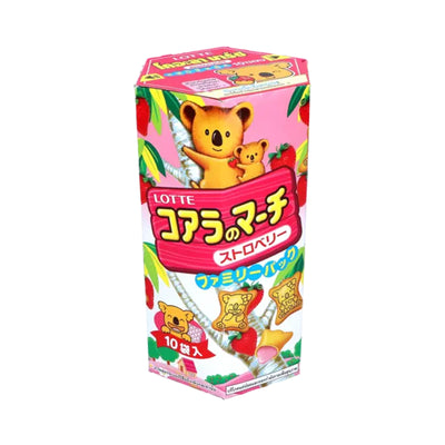 Lotte Koala's March Biscuit with Strawberry Filling 195g