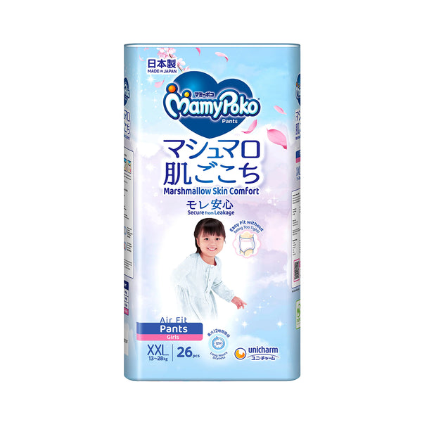 Mamy Poko Air Fit Pants Girl Diapers (Extra Extra Large) 26pcs/pack (highest price)