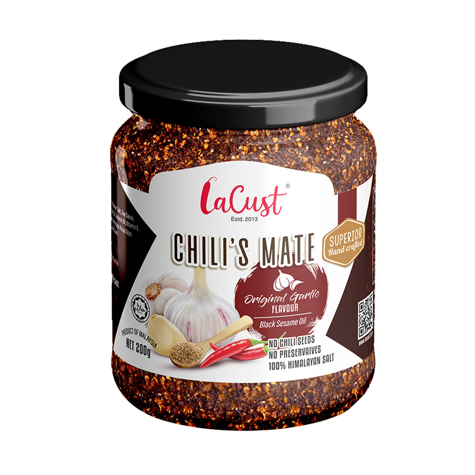 La Cust Chili's Mate Hot Crispy Chilli 190g