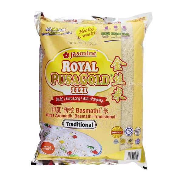 Jasmine Royal Pusa Gold 1121 Extra Long Traditional Aromatic Basmathi Rice 5kg (highest price)