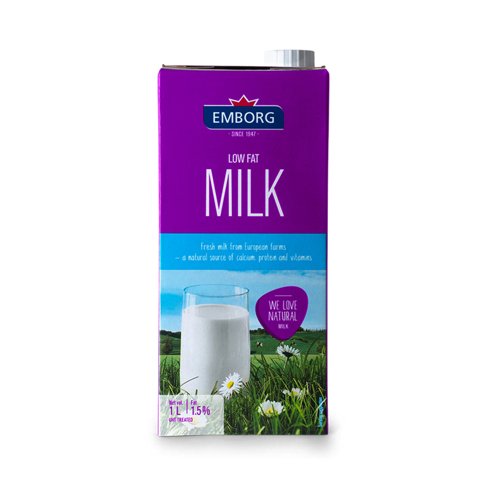 Emborg Low Fat UHT Milk 1L