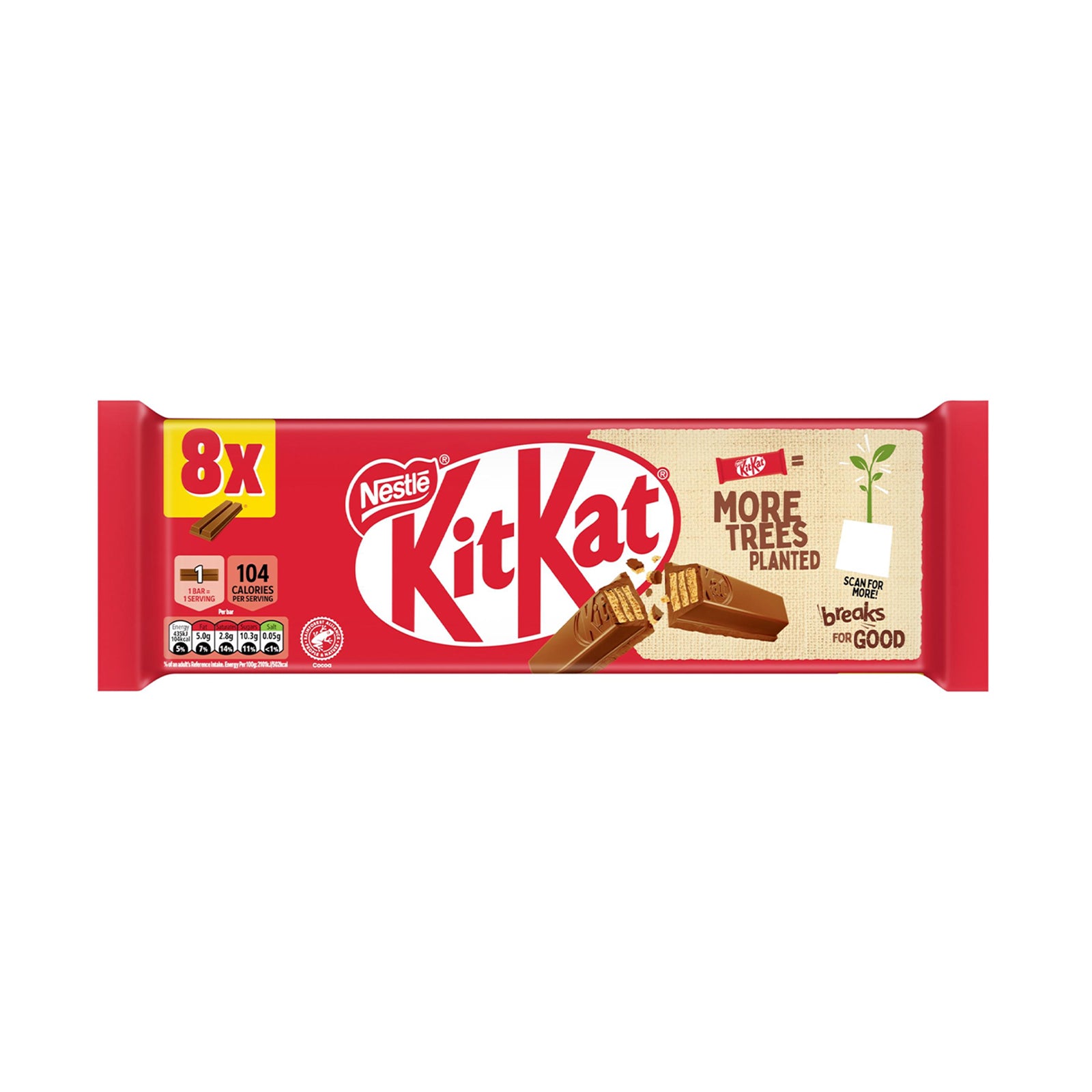Kit Kat 2 Finger Milk Chocolate Wafer 186g