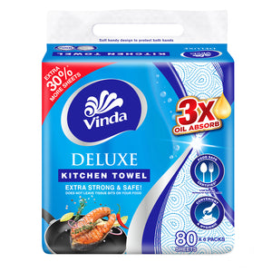 Vinda Deluxe Kitchen Towel 80sheet x 6