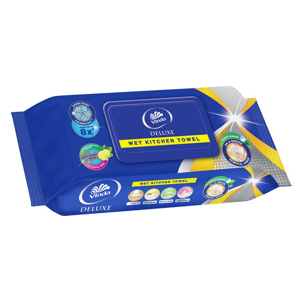 Vinda Deluxe Wet Kitchen Towel 40pcs x 2 (highest price)