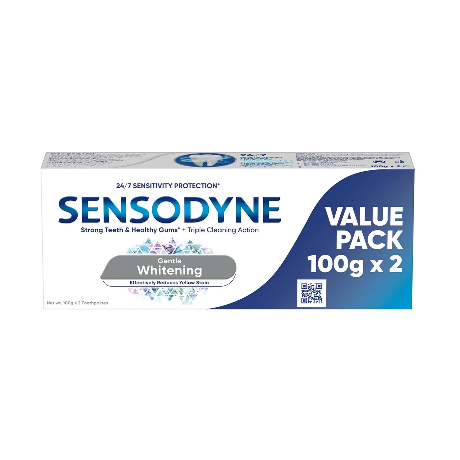 Sensodyne Gentle Whitening Twin Pack 100g