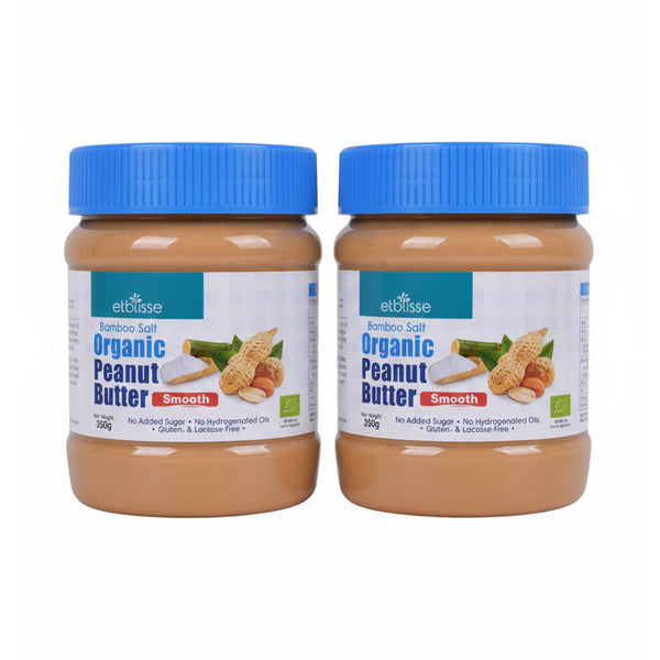 Etblisse Organic Smooth Peanut Butter Bamboo Salt smooth 350g