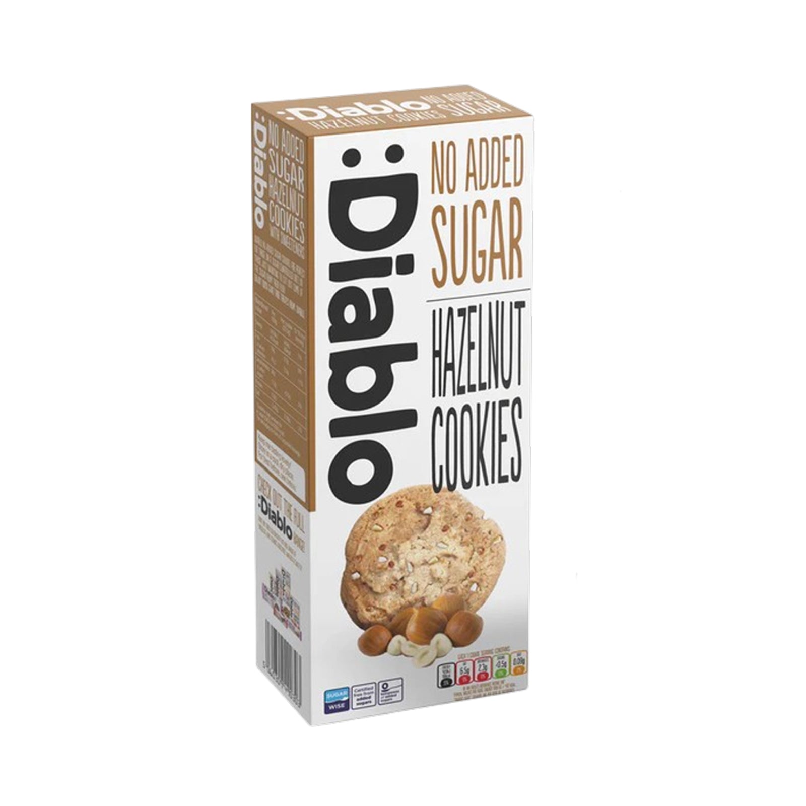 Diablo Hazelnut Cookies No Added Sugar 135g