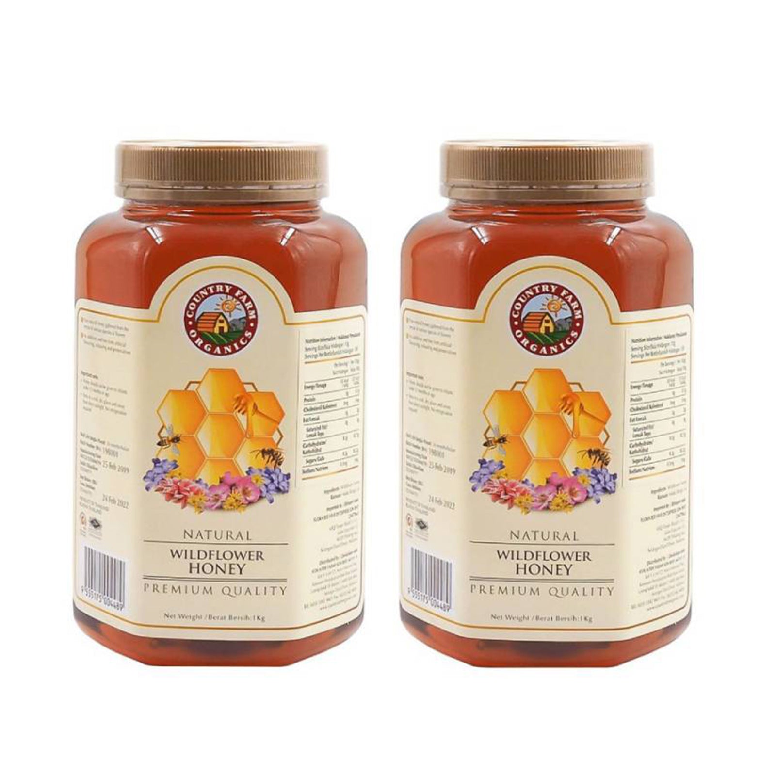 Country Farm Natural Wildflower Honey 1kg