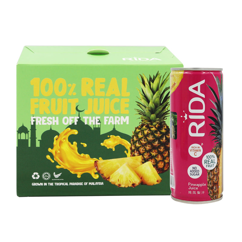 Rida 100% Real Pineapple Fruit Juice 250ml