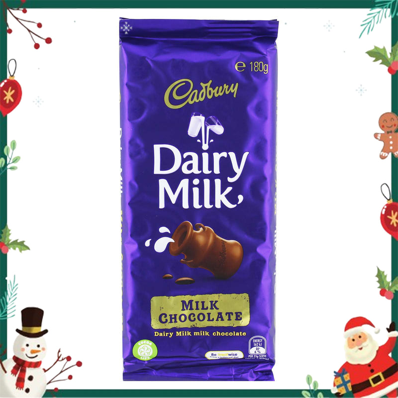 Cadbury Dairy Milk Chocolate Bar (Australia) 180g