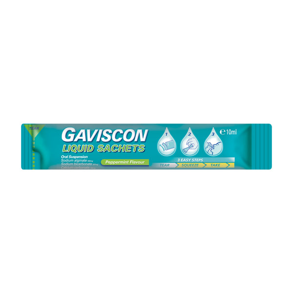 Gaviscon Peppermint Liquid Sachet 10ml x 5 (highest price)