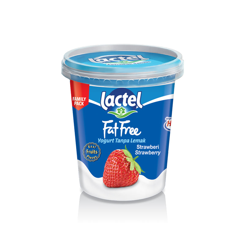 Lactel Fat Free Strawberry Yogurt 470g