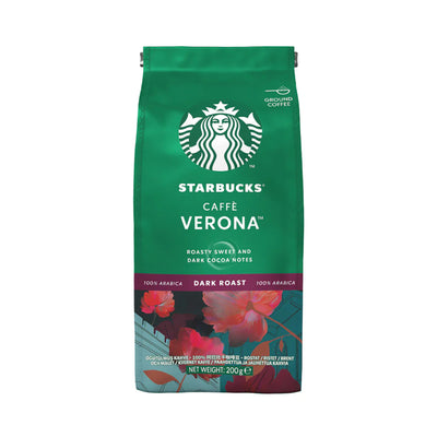 Starbucks Caffe' Verona Dark Roast Ground Coffee 200g