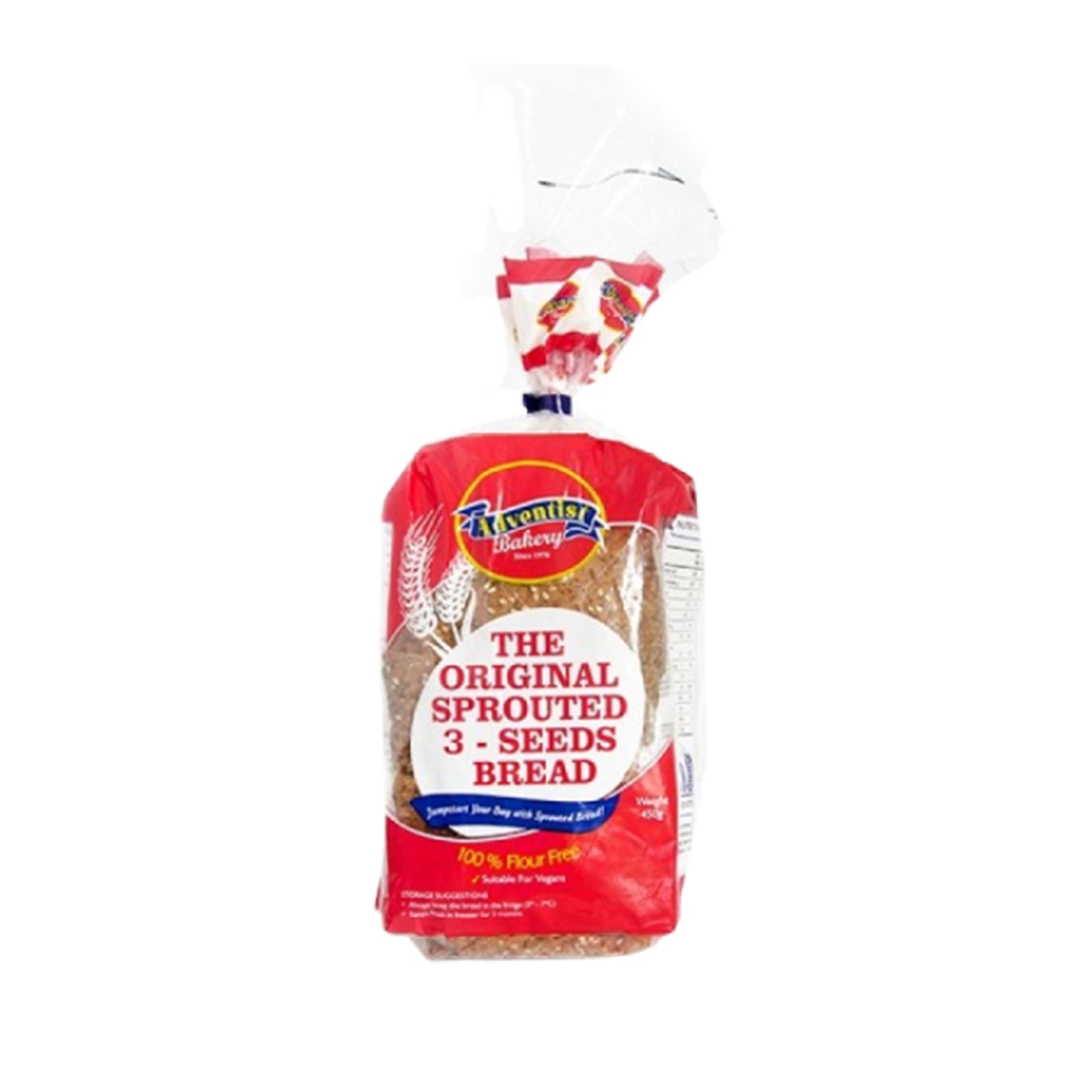 Adventist 3 Seeds Sprouted Loaf 450g