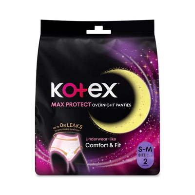 Kotex Overnight Panties Small to Medium Size 2sheets