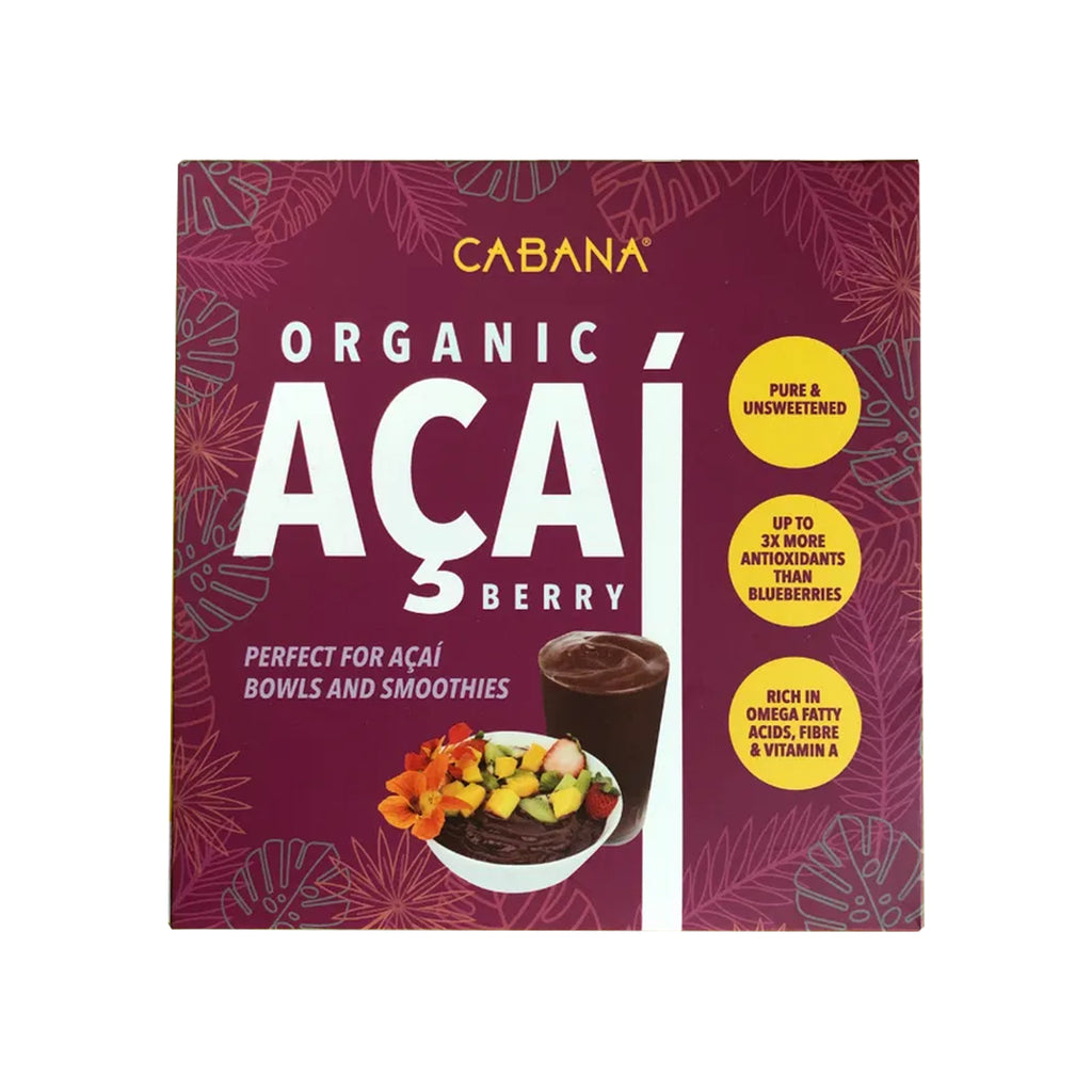 CABANA ORGANIC ACAI BERRY 4X100G