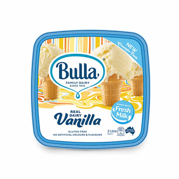 Bulla Reduced Fat Vanilla Ice Cream 2L (highest price)