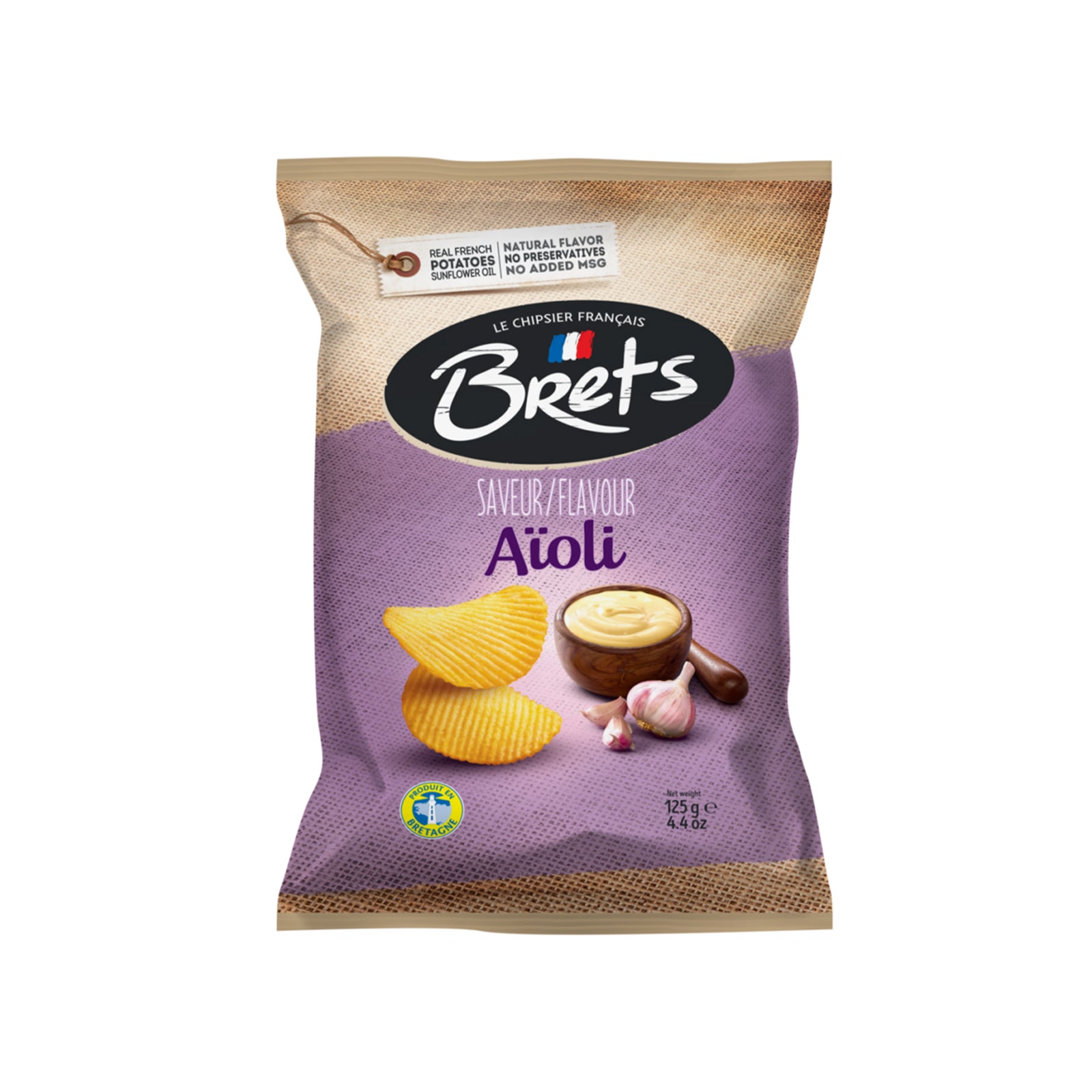 Bret's Garlic Sauce (Aioli) Chips 125g