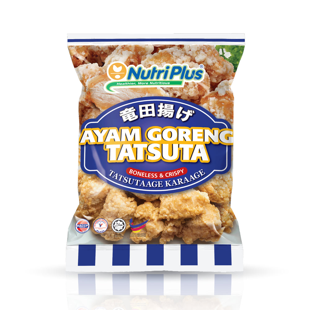 Nutriplus Boneless & Crispy Tatsutaage Karaage (Ayam Goreng Tatsuta) 450g