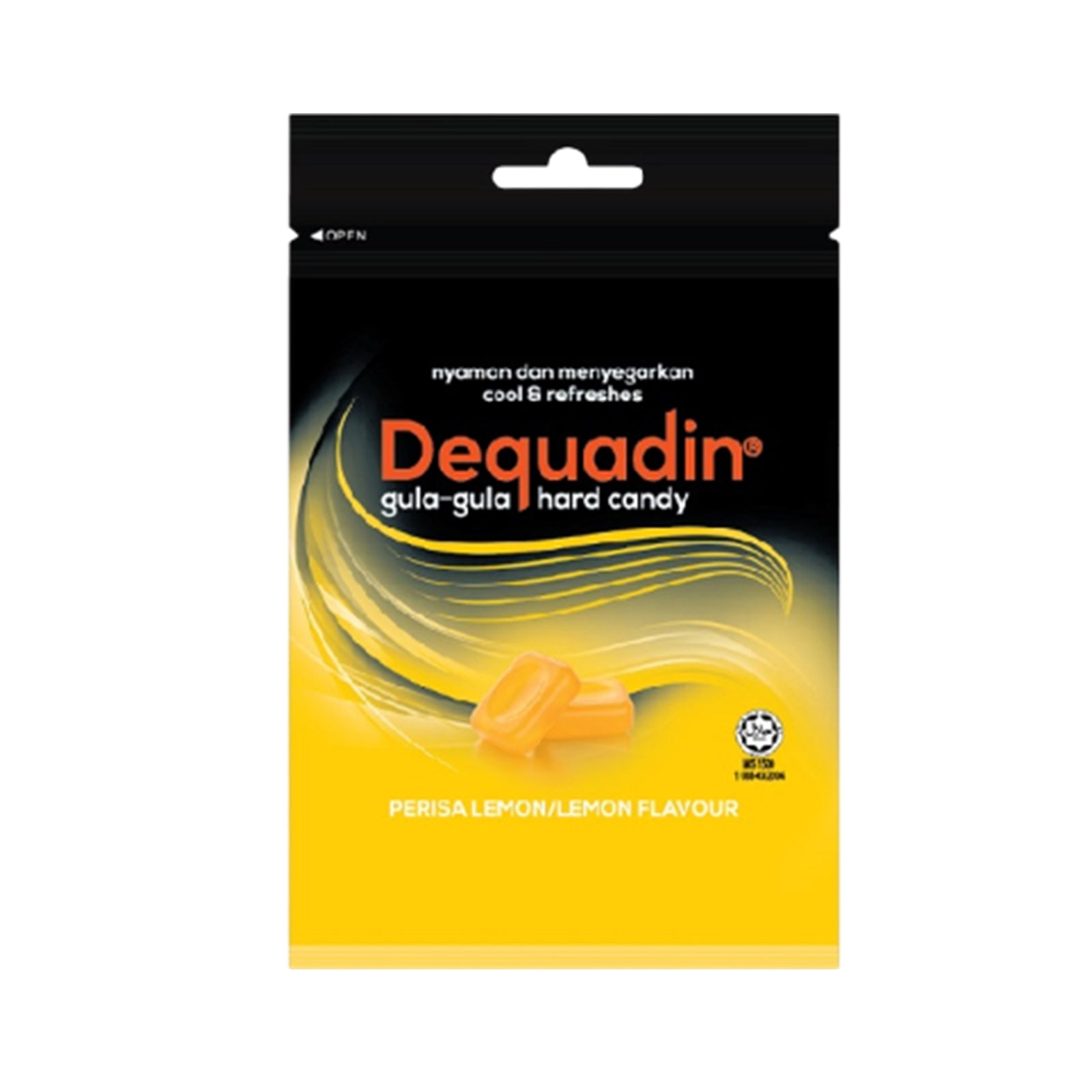 Dequadin Hard Candy Lemon Flavour 38g