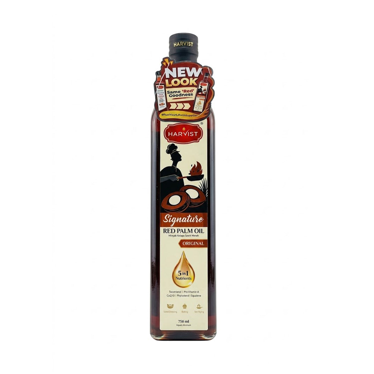 Harvist Premium Red Palm Fruit Oil 750ml